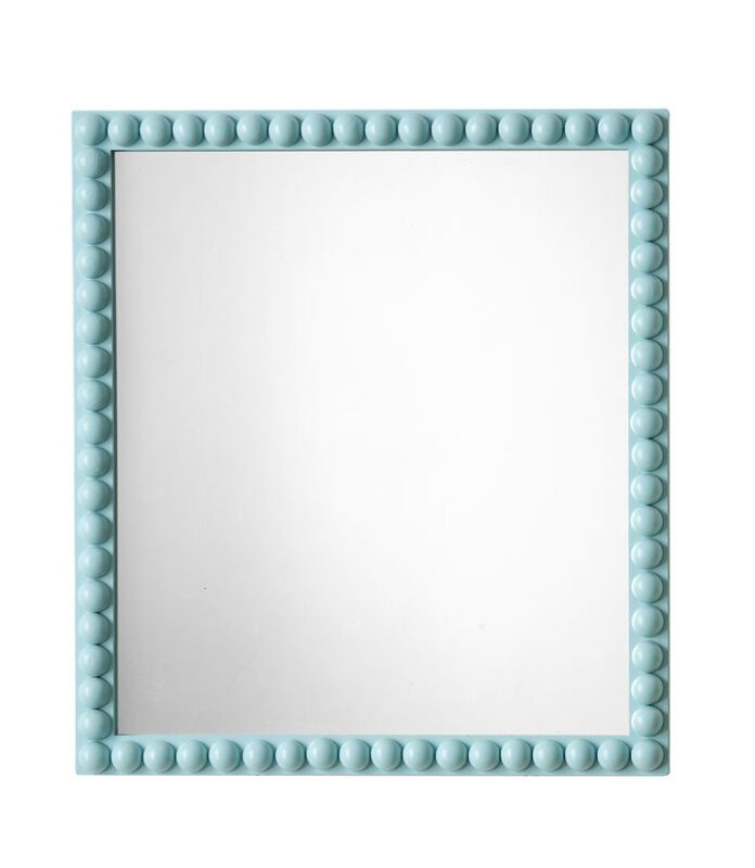 Bobbin Mirror in Blue